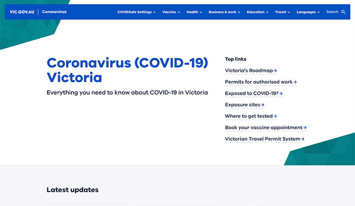 Coronavirus COVID 19 Victoria